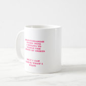 Alleen ik besluit over de Mok (Voorkant links)