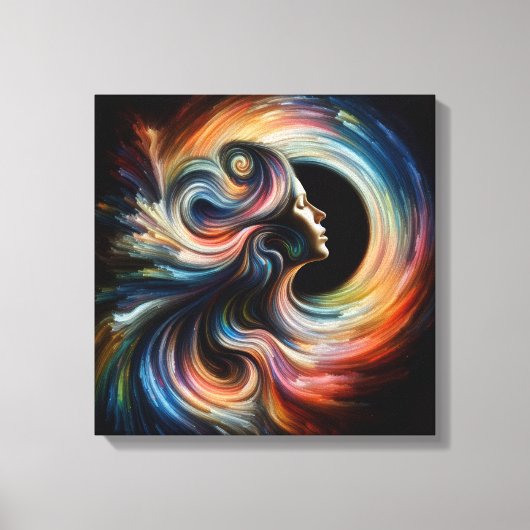 Alleen ik canvas afdruk (Voorkant)