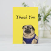 Alleen ik dank je wel Card Bedankkaart (Staand voorkant)