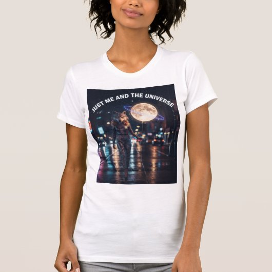 Alleen Ik En Het Universum T-shirt (Voorkant)