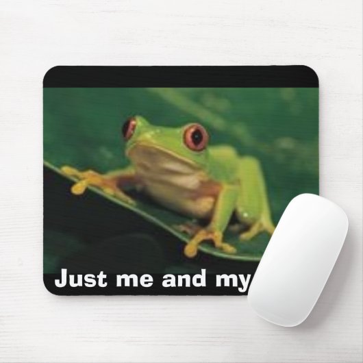 Alleen ik en mijn pad muismat (Met muis)