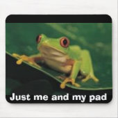 Alleen ik en mijn pad muismat (Voorkant)