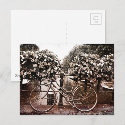 Alleen in Amsterdam Briefkaart (Voorkant / Achterkant)