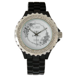 Alleen in Christus-horloge Horloge