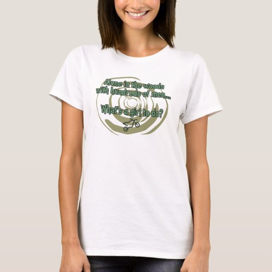 Alleen in de Bossen T-shirt (Voorkant)