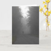 Alleen in de mist SFF* KAART (Gele Bloem)