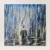 Alleen in de regen - Moody Emotional Legpuzzel (Verticaal)