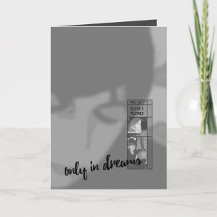 alleen in dromen Uitnodigingen voor uitvaart