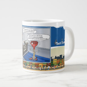 Alleen in een lastige situatie Kantoorhumor Grote Koffiekop