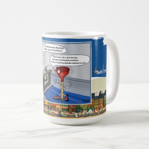 Alleen in een noodsituatie Kantoorhumor Klassiek Koffiemok