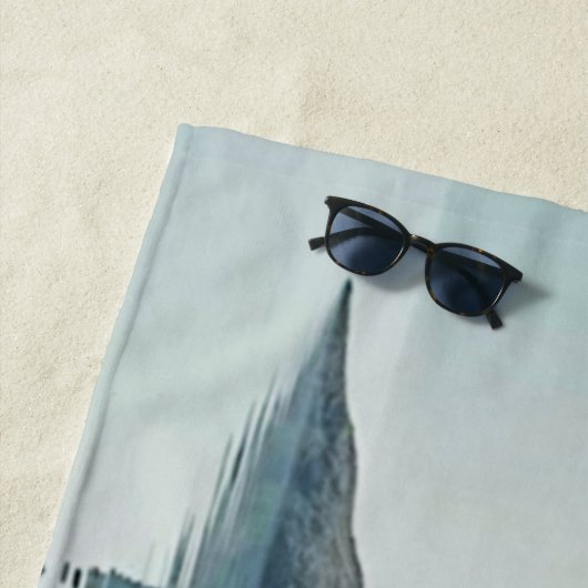 Alleen in het nestontwerp strandlaken (In situ)