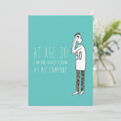 Alleen in het Wenskaart Silicon Valley: 30 jaar ou Kaart (Staand voorkant)