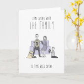 Alleen in het Wenskaart Silicon Valley: Familietij Kaart (Gele Bloem)