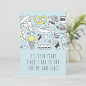 Alleen in het Wenskaart Silicon Valley: Lunch Kaart (Staand voorkant)