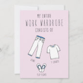 Alleen in het Wenskaart Silicon Valley: Wardrobe Kaart (Voorkant)