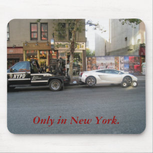 Alleen in New York Mousepad Muismat