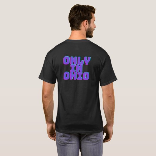 Alleen in Ohio T-shirt (Achterkant volledig)