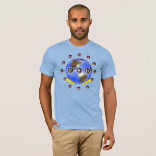 Alleen initiële letters t-shirt