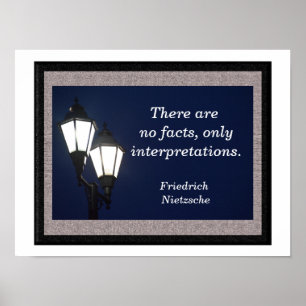 Alleen interpretaties - Kunstprint Poster