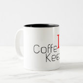 Alleen IT-koffie Mok ontwerpen (Voorkant links)