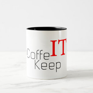 Alleen IT-koffie Mok ontwerpen