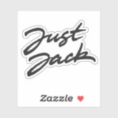 Alleen Jack Sticker (Vel)