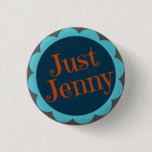 Alleen Jenny Pin Ronde Button 3,2 Cm (Voorkant)