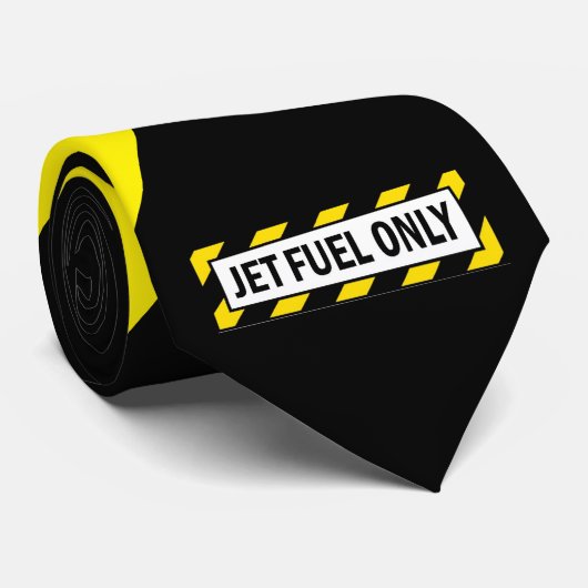 Alleen Jet Fuel Stropdas (Opgerold)