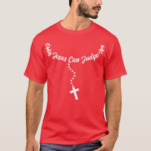 Alleen Jezus kan me Christelijke godsdienstige cit T-shirt