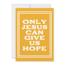 Alleen Jezus kan ons hoop Christelijke boodschap g
