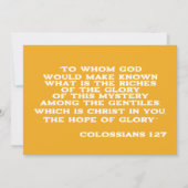 Alleen Jezus kan ons hoop Christelijke boodschap g Kaart (Achterkant)