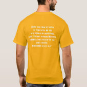 Alleen Jezus kan ons hoop Christelijke boodschap g T-shirt (Achterkant)