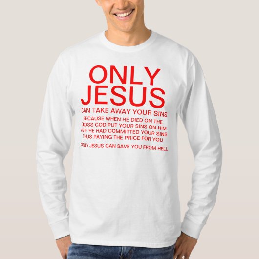 Alleen Jezus T-shirt (Voorkant)