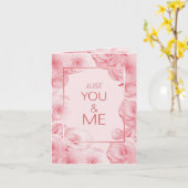 ALLEEN JIJ EN IK | Wenskaart Kaart (Gele Bloem)