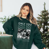 Alleen jij foto collage Afbeelding Shirt voor vrie