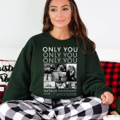 Alleen jij foto collage Afbeelding Shirt voor vrie