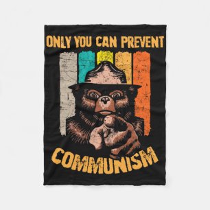 Alleen Jij Kan Communisme Voorkomen Grappige Kampe Fleece Deken
