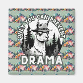 Alleen jij kunt Drama Lama Forest voorkomen Magneet (Voorkant)