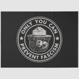 Alleen jij kunt fascisme  weerstaan voorkomen tissuepapier