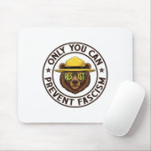 Alleen jij kunt het fascisme Beer weerstaan aan de Muismat (Met muis)