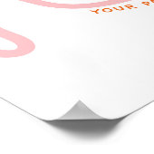 Alleen jij kunt je weg inspirerend vinden poster (Hoek)