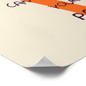 Alleen jij kunt je weg inspirerend vinden poster (Hoek)