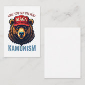 Alleen jij kunt kamunisme voorkomen notitiekaartje (Voorkant / Achterkant)