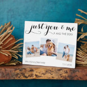 Alleen jij mij en de Dog Custom Photo Collage Fotoplaat (Zijkant)