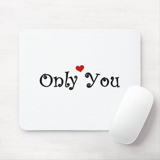 Alleen jij muismat (Met muis)