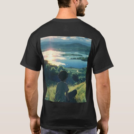 Alleen jongen T-shirt (Achterkant)