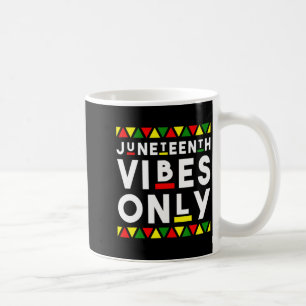alleen Juneteenth-sfeer Afrikaanse kleur zwart mel Koffiemok