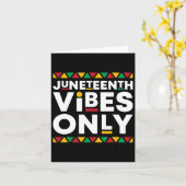 Alleen Juneteenth-sfeer Afro-Amerikaanse geschiede Kaart (Gele Bloem)