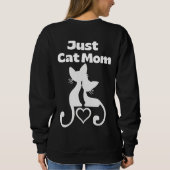 Alleen Kat Moeder Sweatshirt (Achterkant)