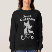 Alleen Kat Moeder Sweatshirt (Voorkant)